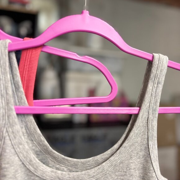 Set of 3 Falls Creek ribbed tank tops - Yellow, Red, Gray - Women's Size Large- - Picture 4 of 11